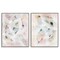 Stupell Industries Subtle & Soft Abstraction 2pc Framed Giclee Set Design by Gemma Bardot